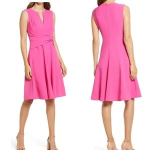 NWT Harper Rose Hot Pink Sleeveless A-Line Flowy Dress